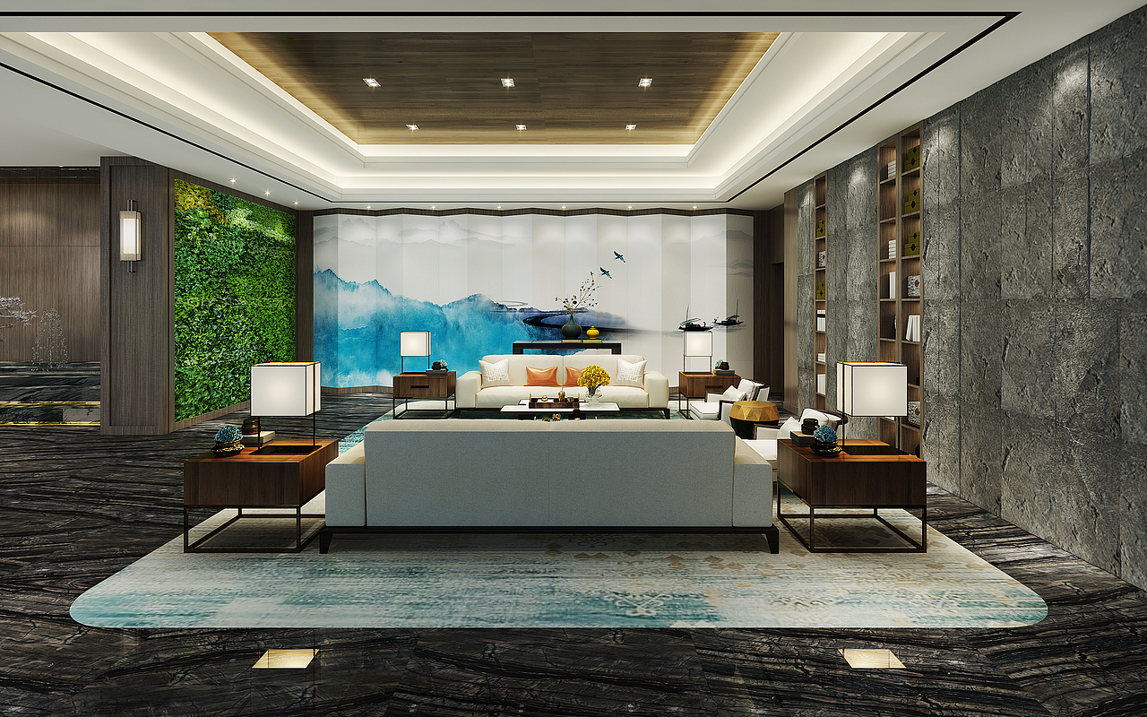 【 雅致-澜庭精品酒店】空间设计（图ZMTE3MDgyODI0） - 建筑设计 - 站酷设计师隐墨东方设计原创素材 - 站酷ZCOOL