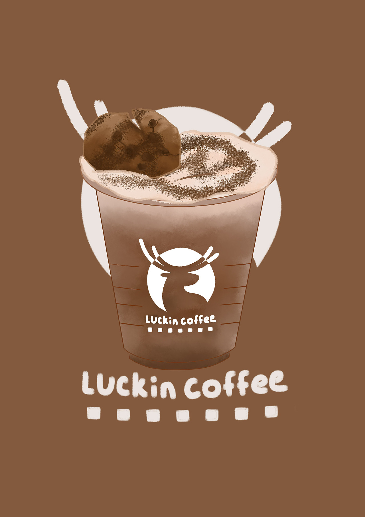 瑞幸咖啡|插画|商业插画|沈佳倩 - 原创作品 - 站酷 (zcool)