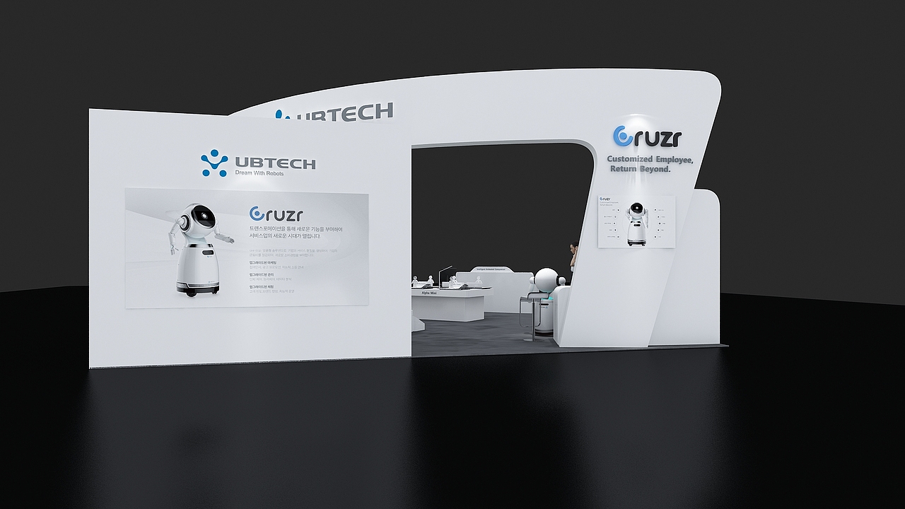 优必选韩国（图ZMTYwMDc5Nzk2） - 展陈设计 - 站酷设计师虚幻无名原创素材 - 站酷ZCOOL