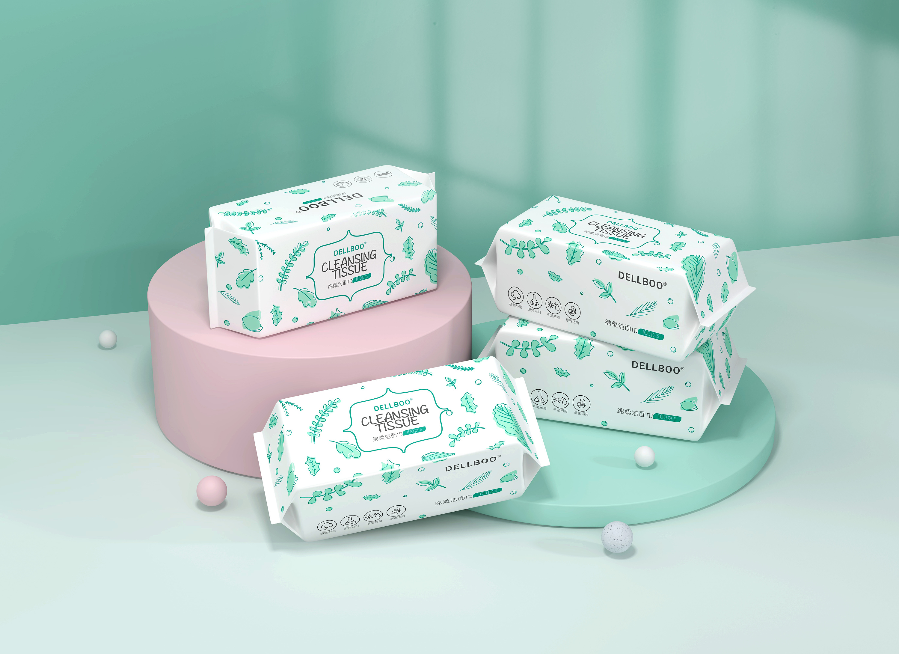 棉柔巾包装设计