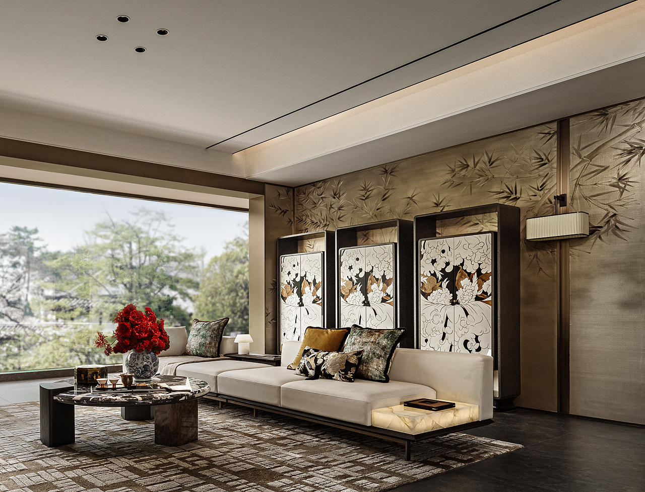 INNEST意巢设计：珠海·正方·南湾首府180㎡，东方美