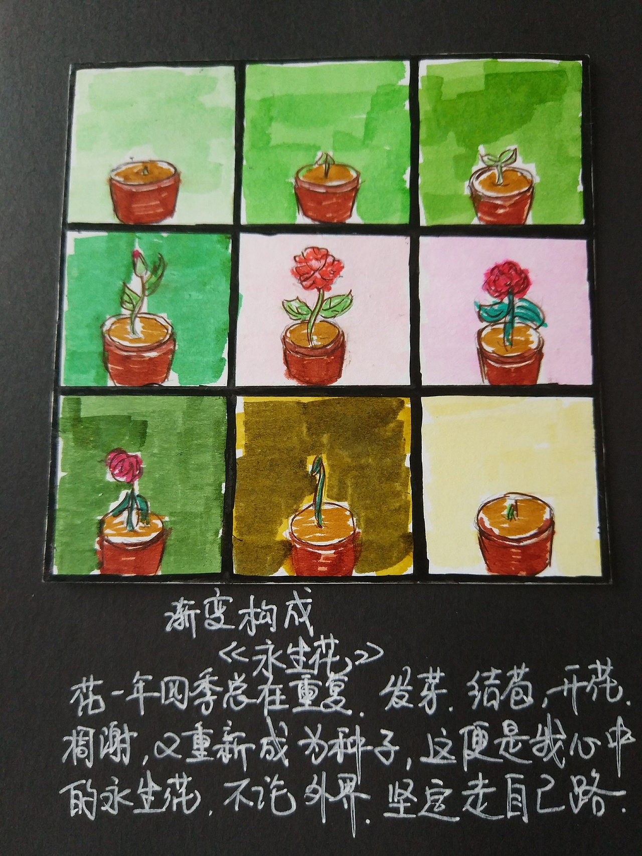 平面构成方式作业（图ZMTA2OTg0NDI4） - 图案 - 站酷设计师澪柒柒QAQ原创素材 - 站酷ZCOOL