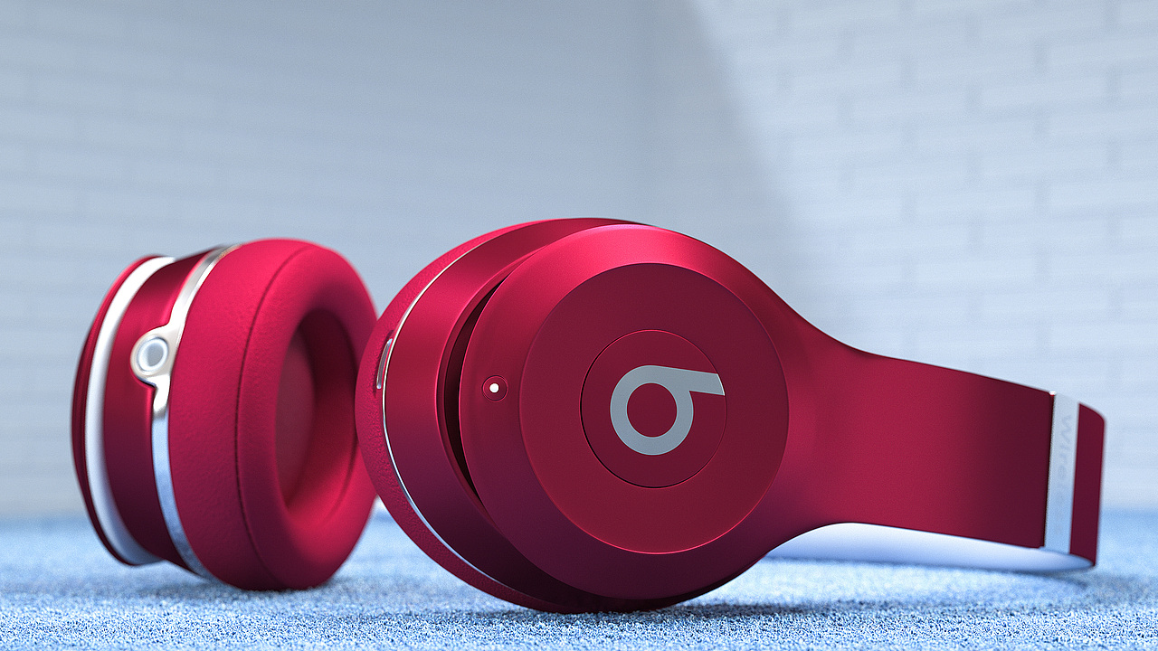 一份beats耳机的渲染练习