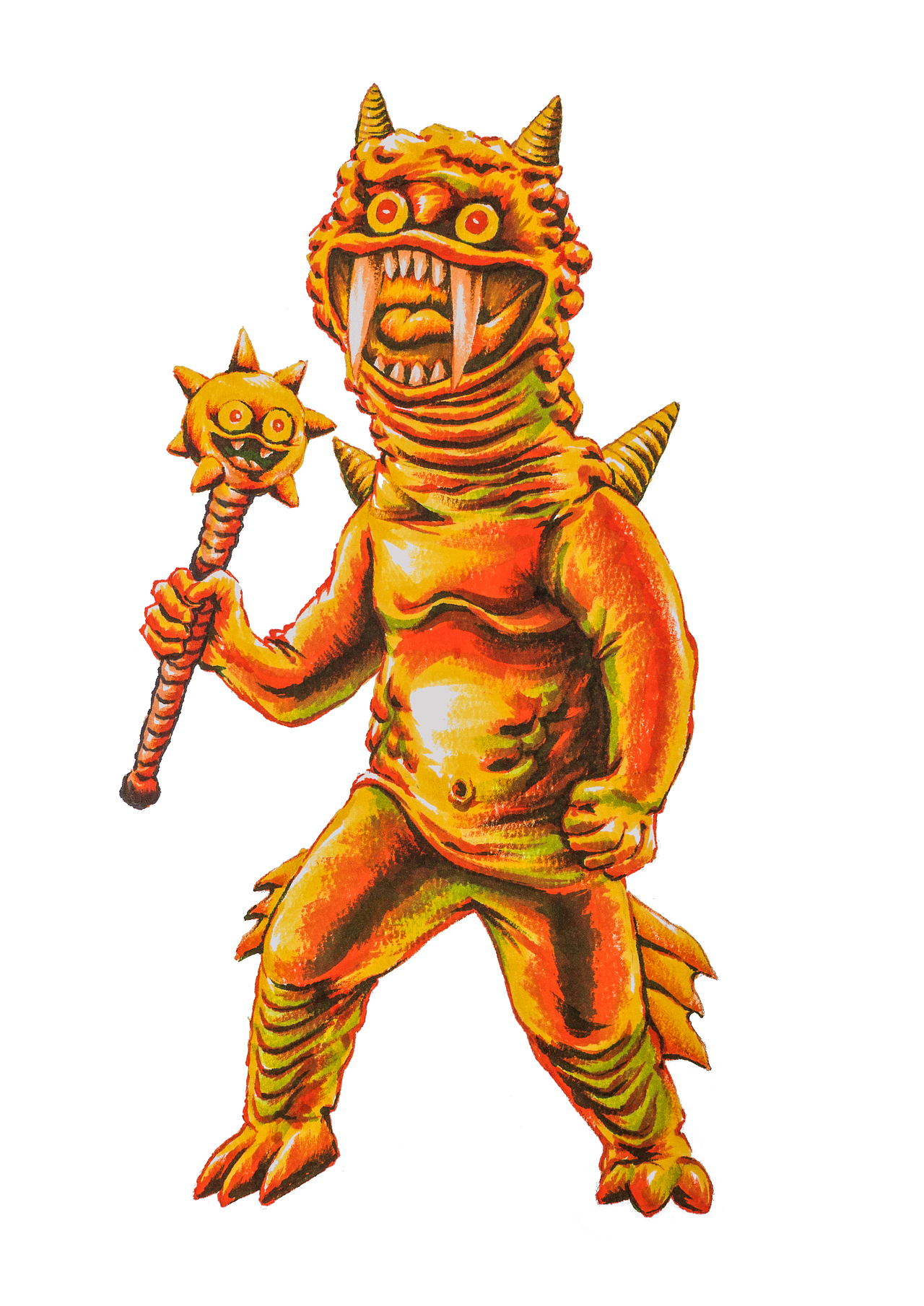 怪兽侵略计划昭和画报风格怪兽