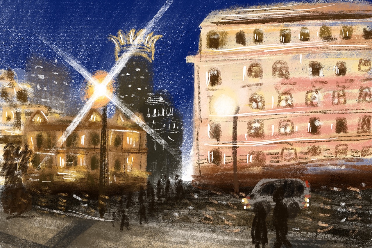 插画--上海2日游记