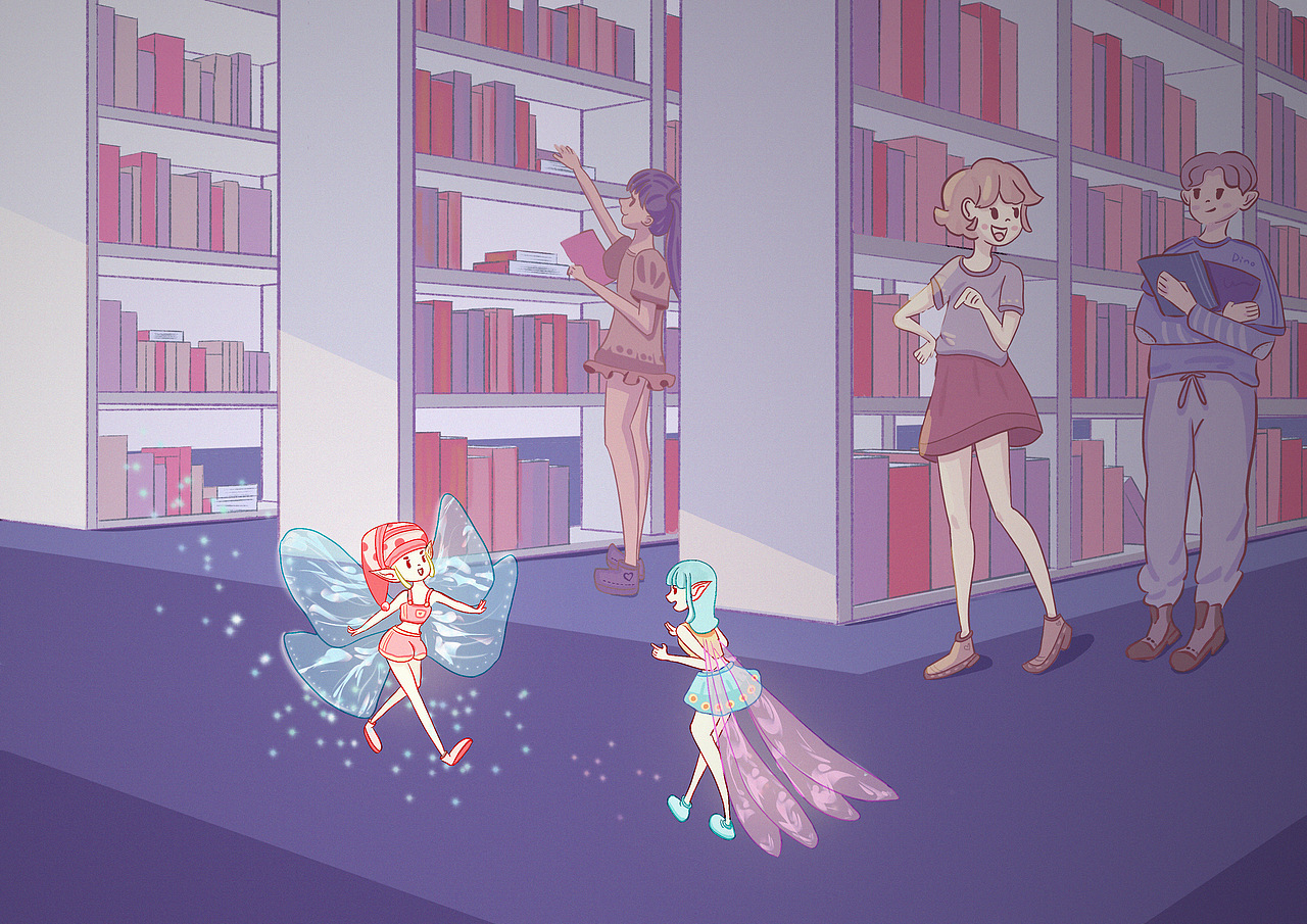 小精灵出没！（图ZMjAxNDM3NTAw） - 创作习作 - 站酷设计师笨恐龙小阿呆原创素材 - 站酷ZCOOL