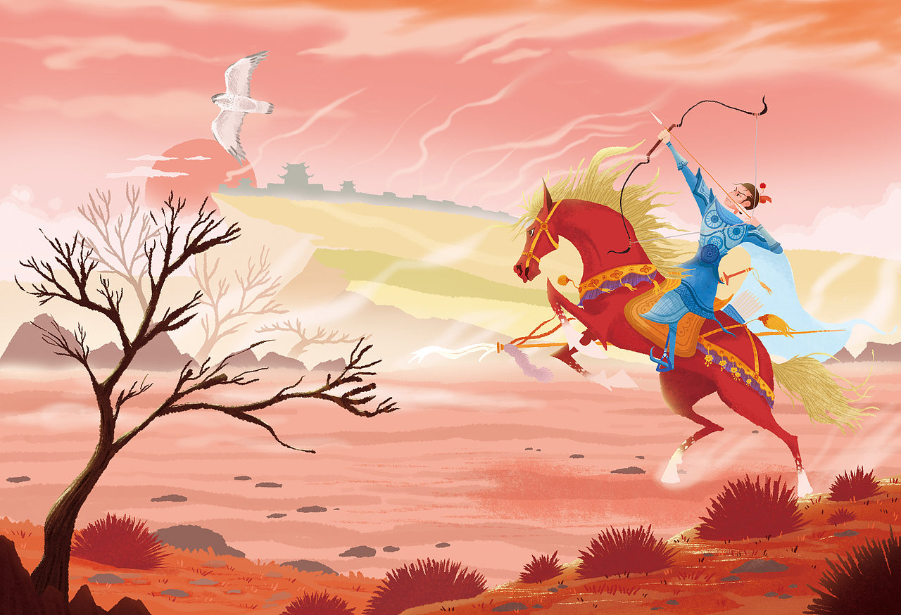 马作的卢飞快  弓如霹雳弦惊