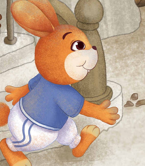 可爱的小兔子一家（图ZMTYyNTA5MDI4） - 绘本 - 站酷设计师坤坤插画原创素材 - 站酷ZCOOL