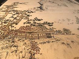 鋼筆/彩鉛山水畫(huà)