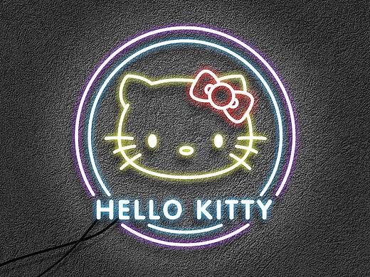 【每日一练】2019.4.21ui铅笔临摹+霓虹灯效果原创