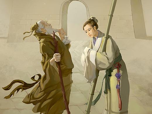 《寓言故事》插圖（個(gè)人主頁-ZNDQ1NjI4MjQ=） - 兒童插畫 - 站酷設(shè)計(jì)師沐染a原創(chuàng)素材 - 站酷ZCOOL