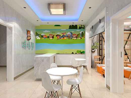 開陶藝店加盟時指間動漫主題設(shè)計效果