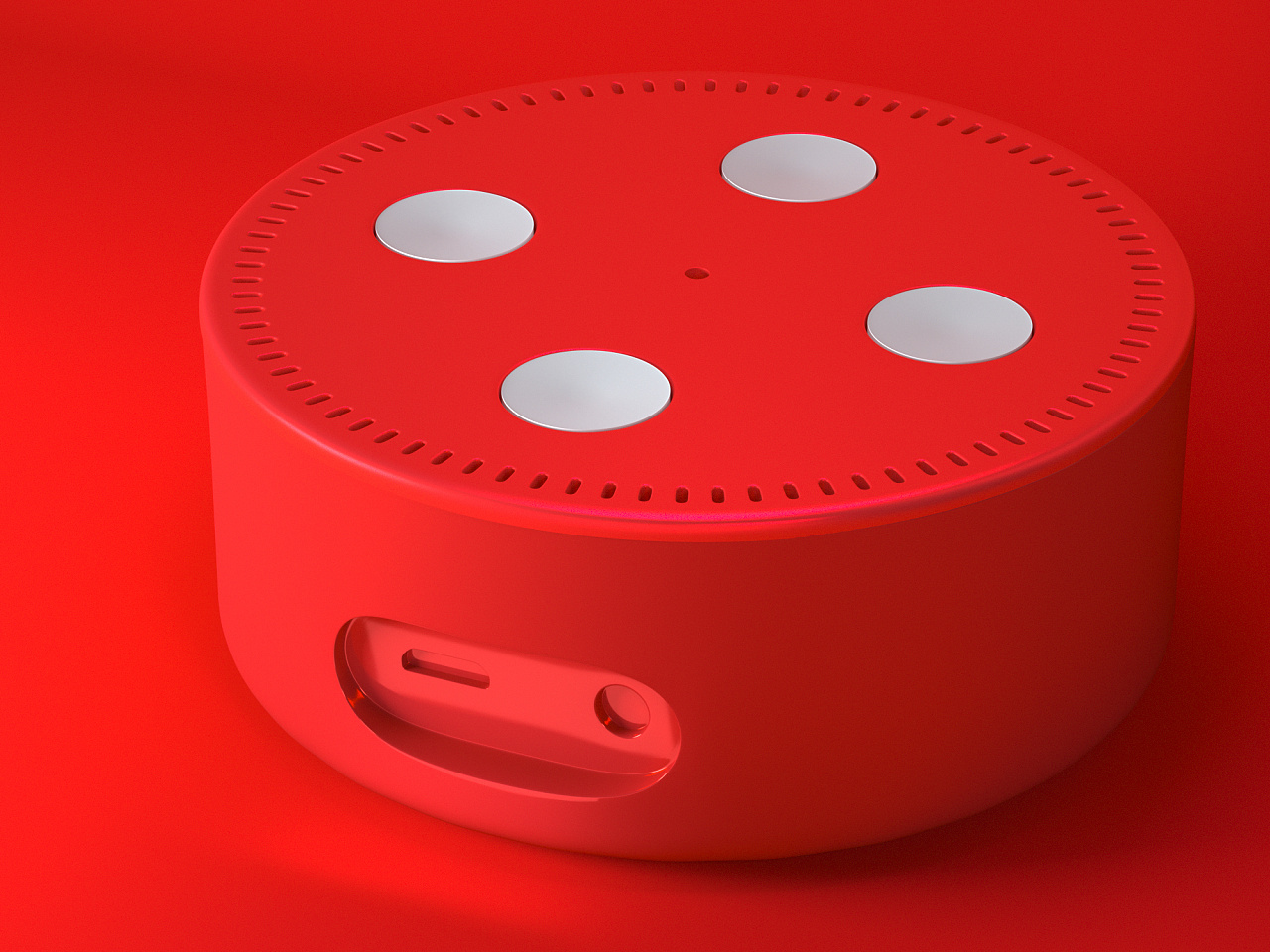 蓝牙音箱-c4d建模