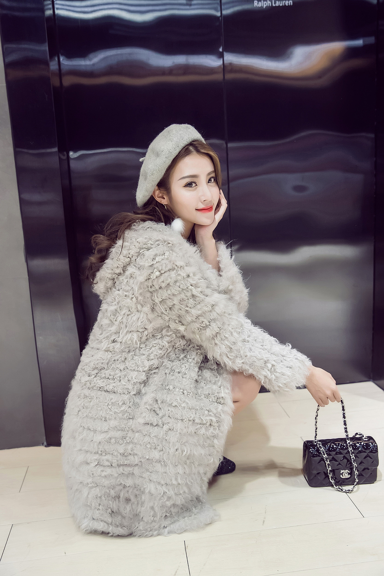 电商网店女装模特拍照拍图女装街拍网红女装爆款拍摄