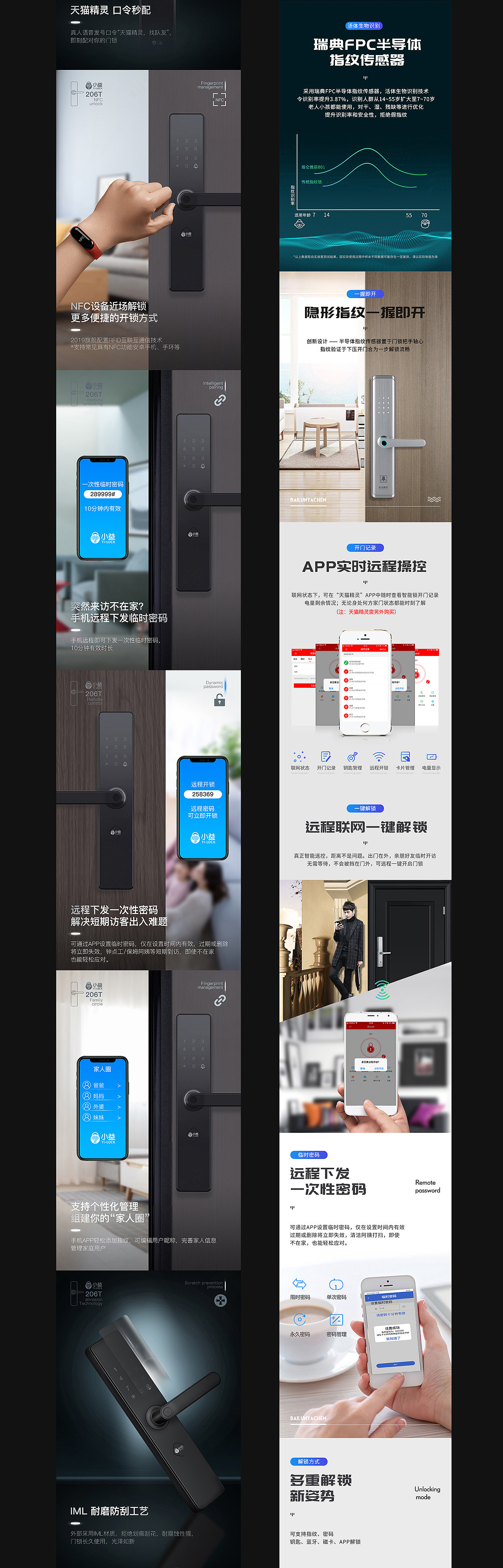 智能指纹锁详情页 ✖ 第二稿（图ZMjk2MDE0MTY4） - 人机交互 - 站酷设计师爱笑的眼睛101010原创素材 - 站酷ZCOOL