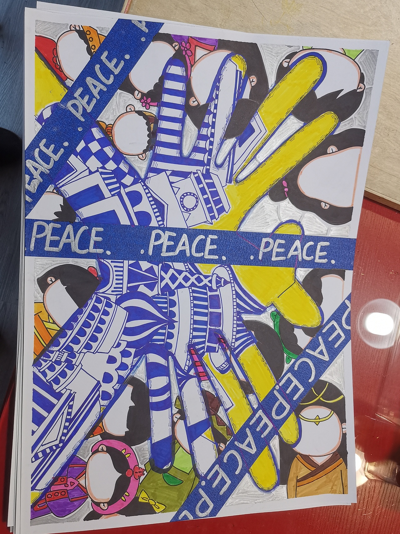 和平创意画（图ZMjU2NTY0MjYw） - 创作习作 - 站酷设计师Z49886426原创素材 - 站酷ZCOOL