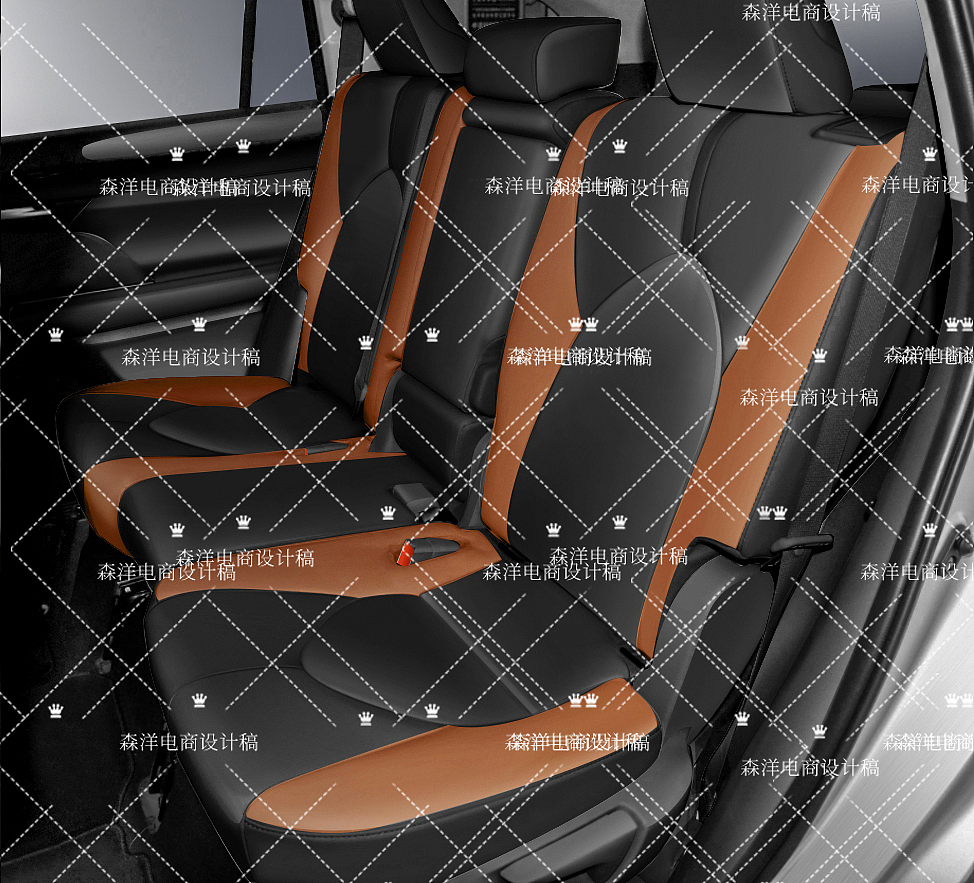 长沙淘宝京东电商汽车坐垫亚马逊产品精修设计案例图
