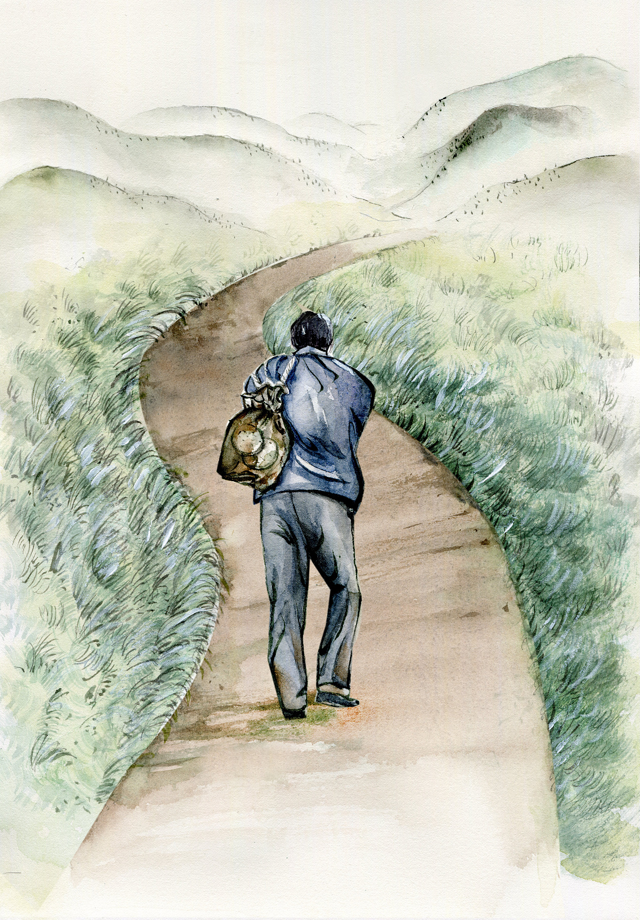 《与故乡握个手》内插配图 出版啦