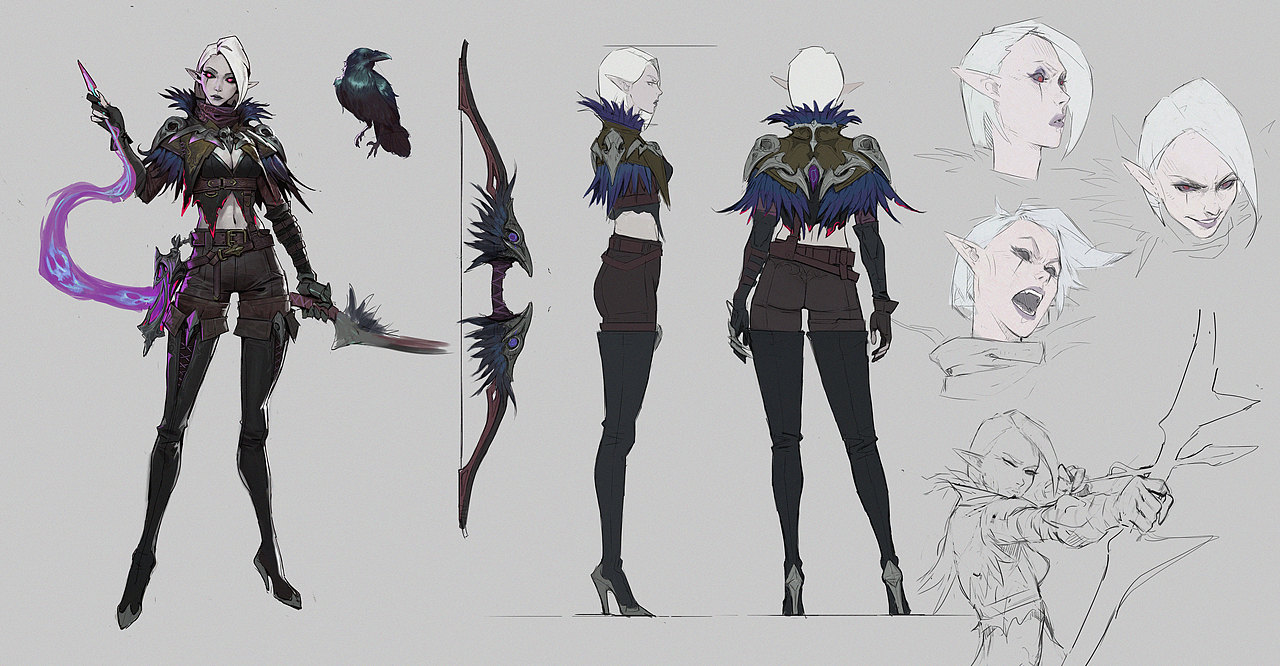 乌鸦灵魂射手🐤（图ZMjczNjQ0NDcy） - 概念设定 - 站酷设计师全球最强男原创素材 - 站酷ZCOOL