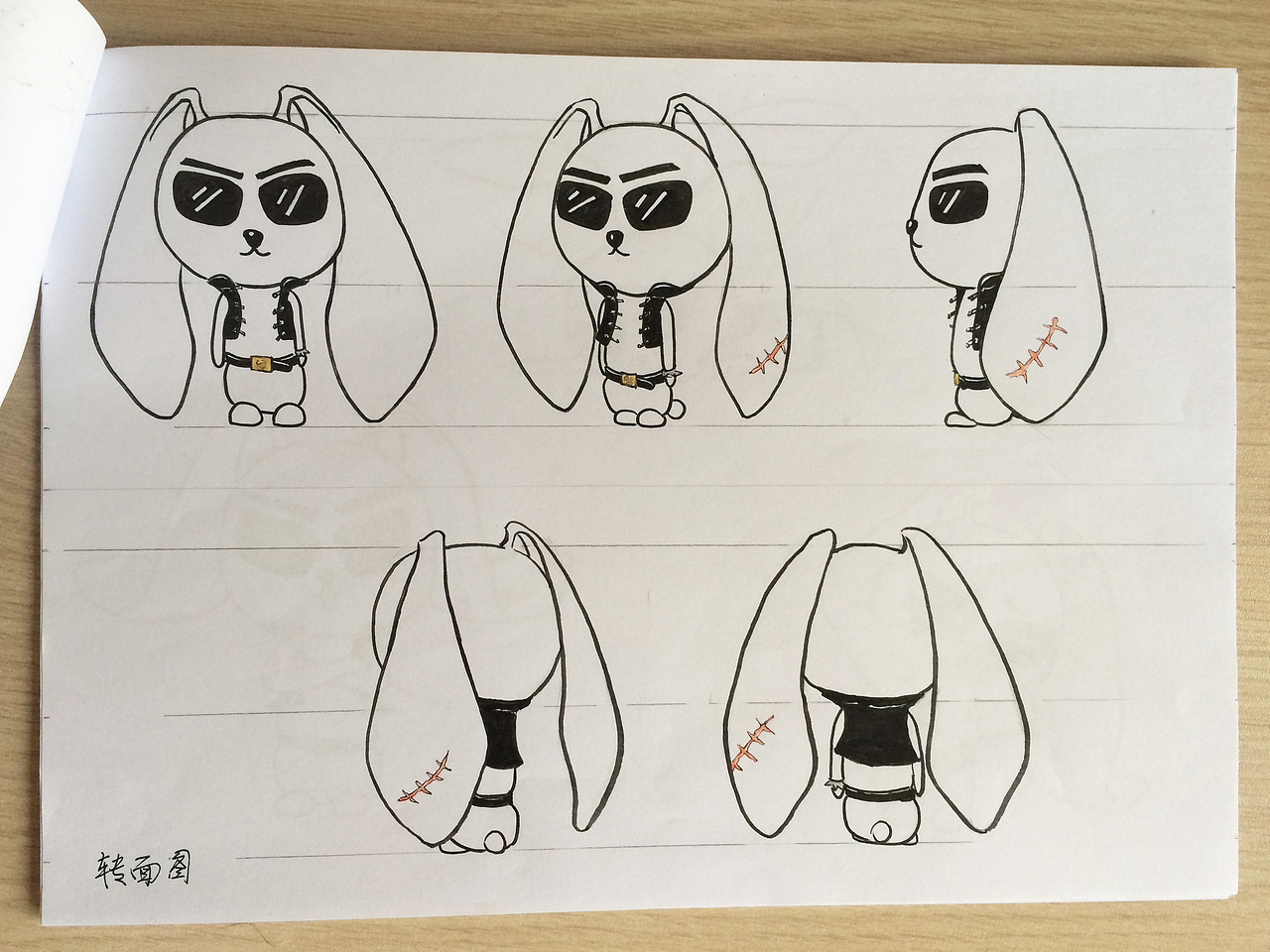动画造型设计课程作业——兔老大