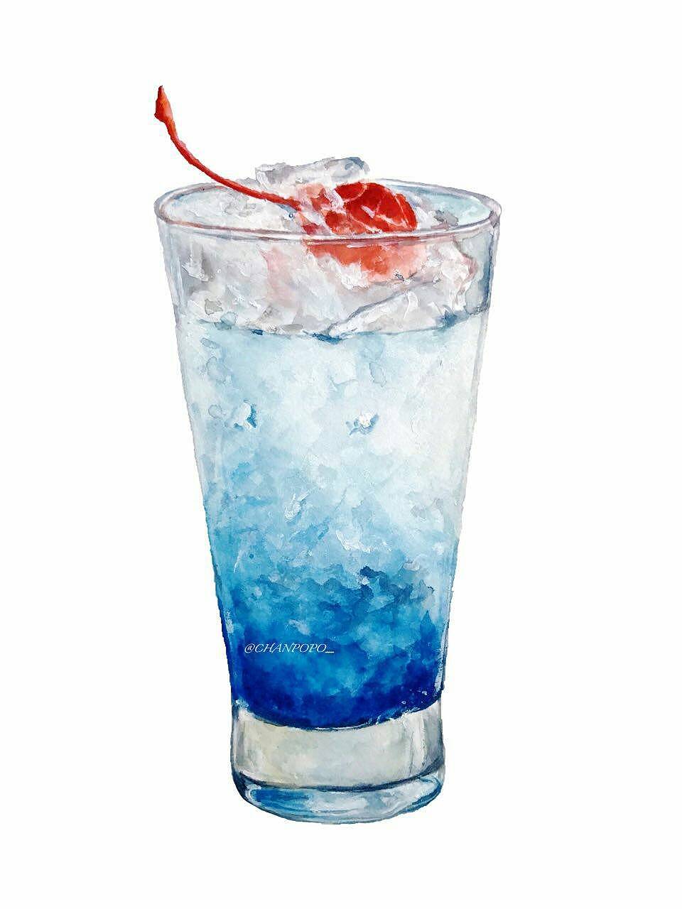 练笔,模仿,第一次用水彩