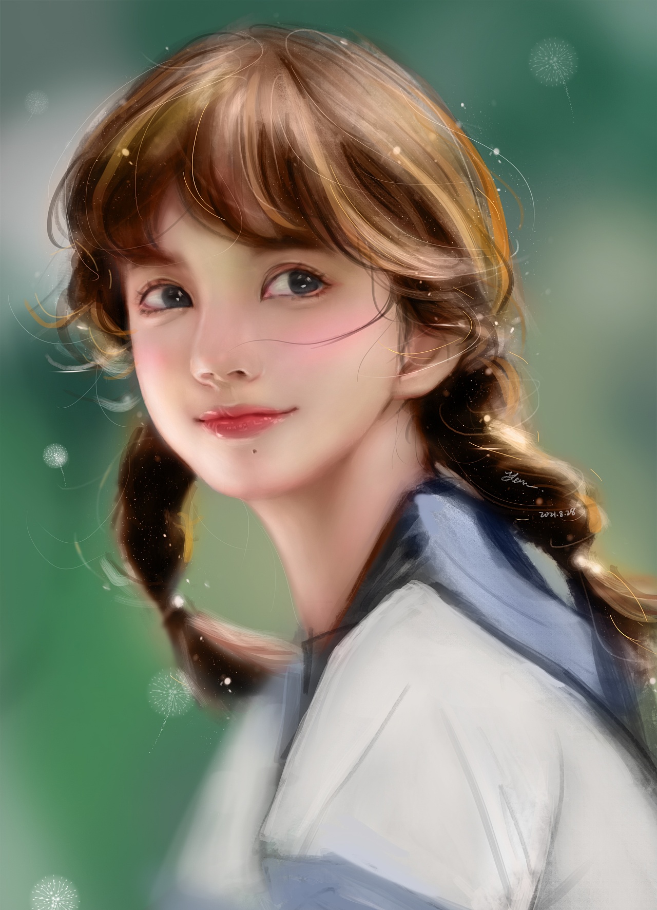 温暖的微笑|插画|创作习作|sally颜 - 原创作品 - 站酷 (zcool)