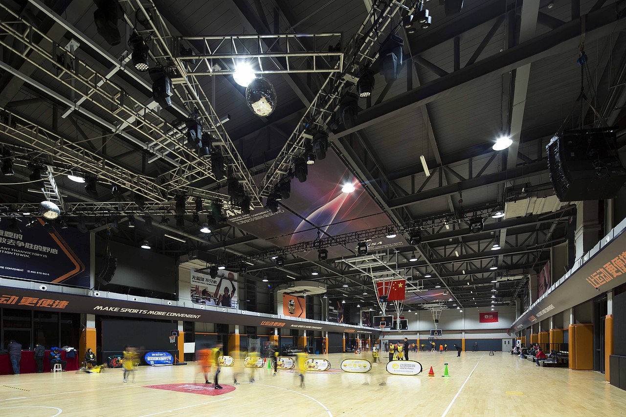 室内运动场视角