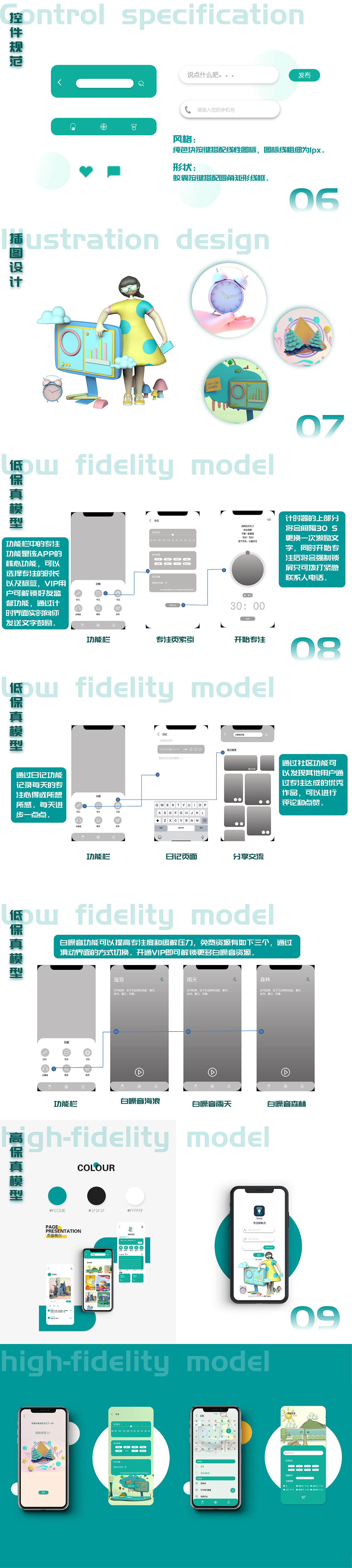 《网络形象设计》课程展:FOCUS——时间管理类APP设计