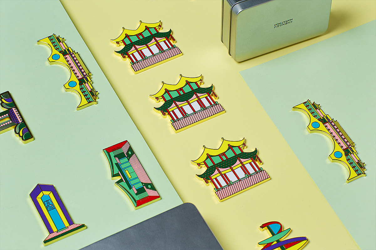 2019成都马拉松文创系列产品（图ZMTg1NDM2MTY4） - 生活用品 - 站酷设计师番酱design原创素材 - 站酷ZCOOL