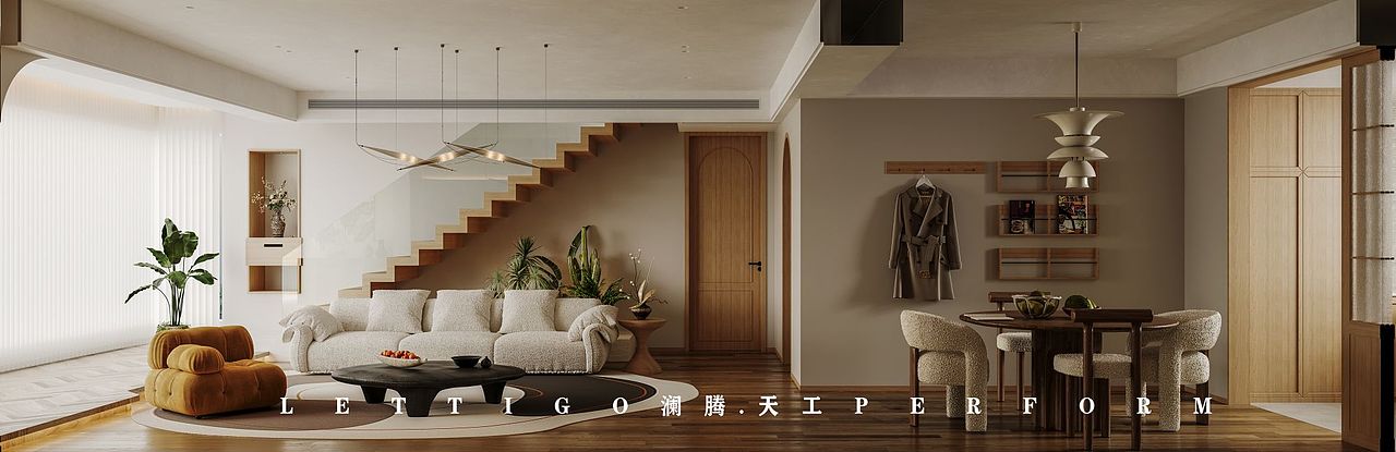 复古焦糖棕，流金岁月的基调，旧时光的悠然（图ZMzM2NTUyOTAw） - 家装设计 - 站酷设计师DesignerZtt186原创素材 - 站酷ZCOOL