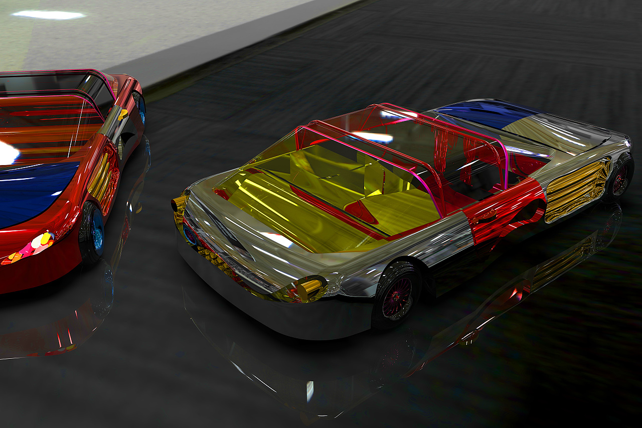 用UG画了一个小玩具车,花了我一天时间,用KS