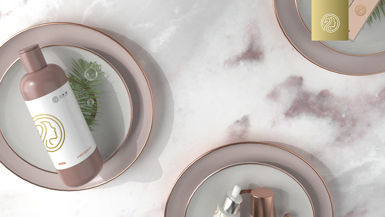 艾美锶美容LOGO设计