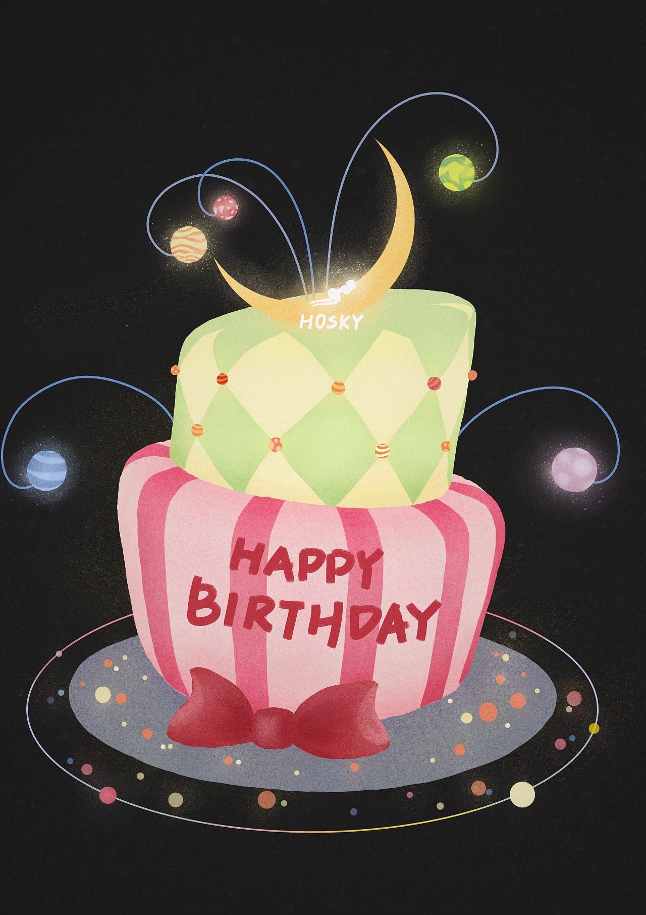 生日蛋糕插画图片下载-正版图片400464091-摄图网