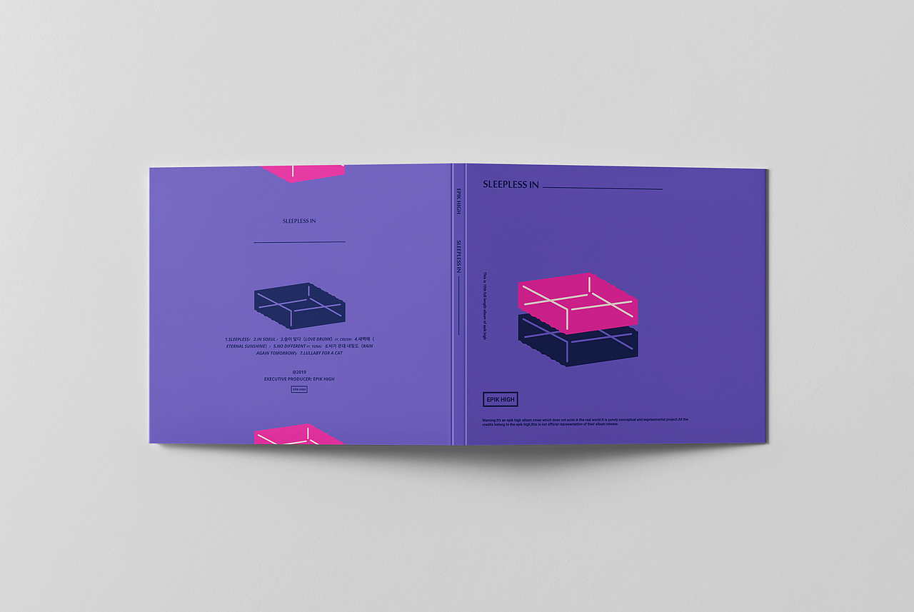 Epik High-Sleepless In_______(专辑封面概念设计)