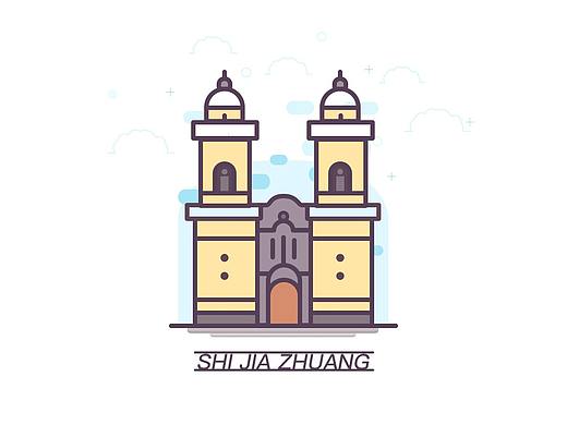 建筑小插画