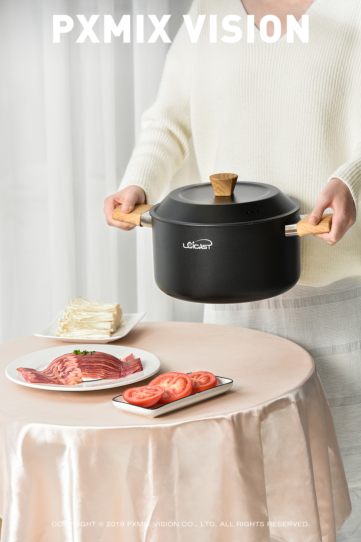 米家风格四件套锅具 炒锅/煎锅/奶锅/汤锅（图ZMTg5NTc3Njgw） - 产品摄影 - 站酷设计师光影集原创素材 - 站酷ZCOOL