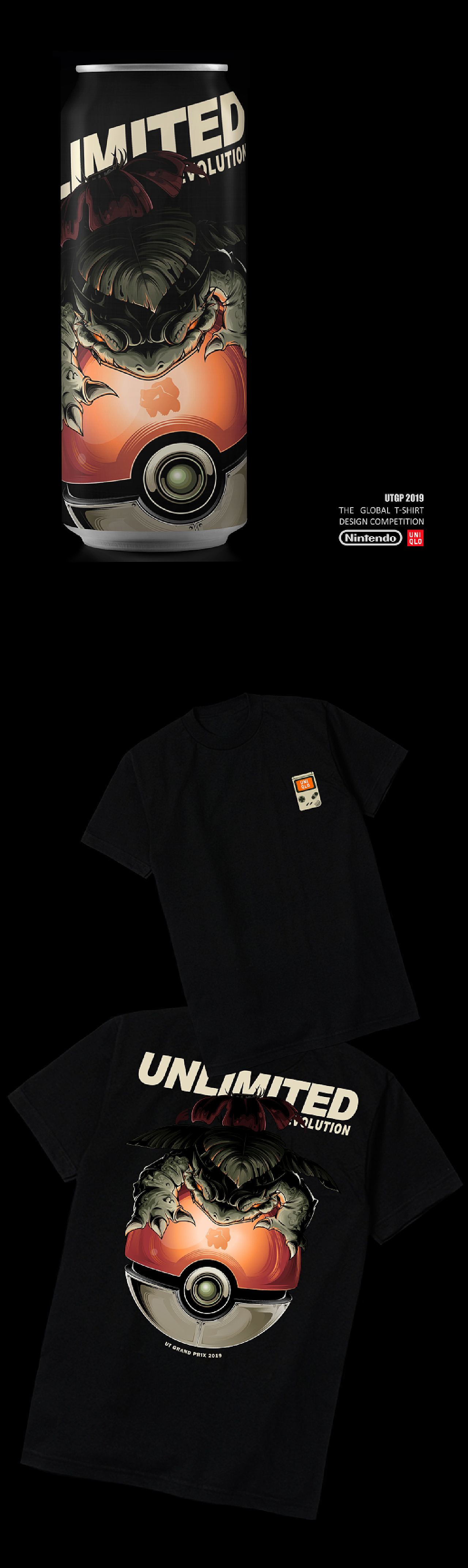 UTGP'19NINTENDO X UNIQLO POKEMON DESIGNCOMPET