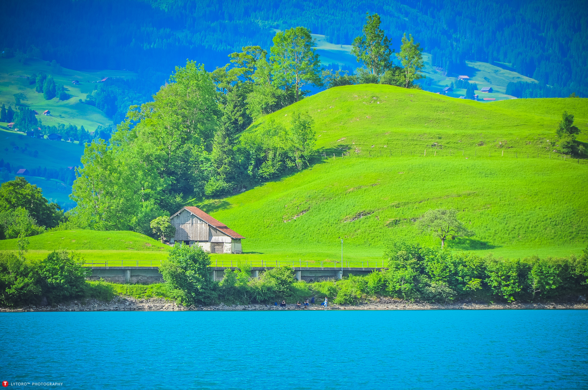 瑞士小镇 美景风景 湖边山水老房子|ZZXXO