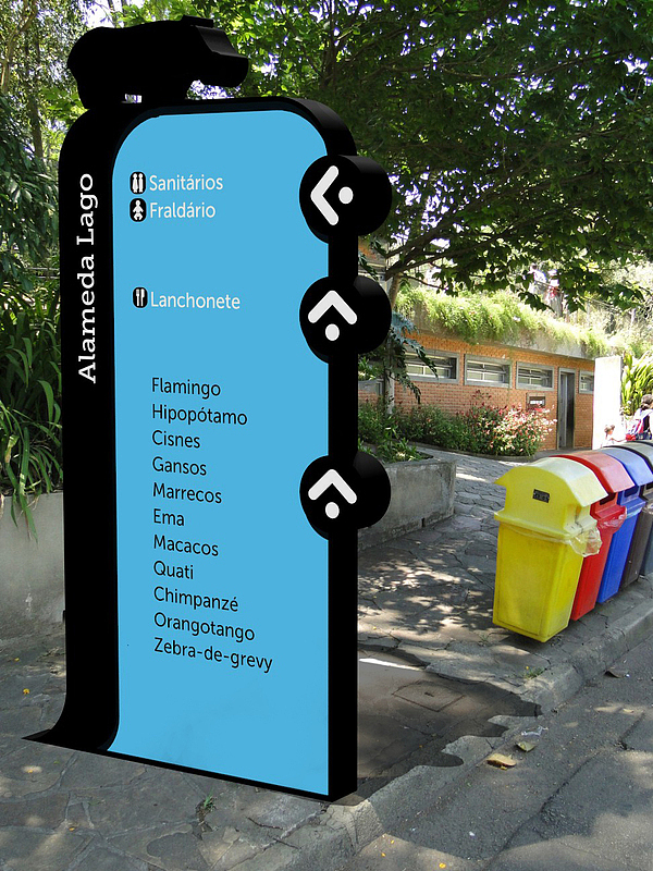 奋发设计分享巴西圣保罗动物园导视系统