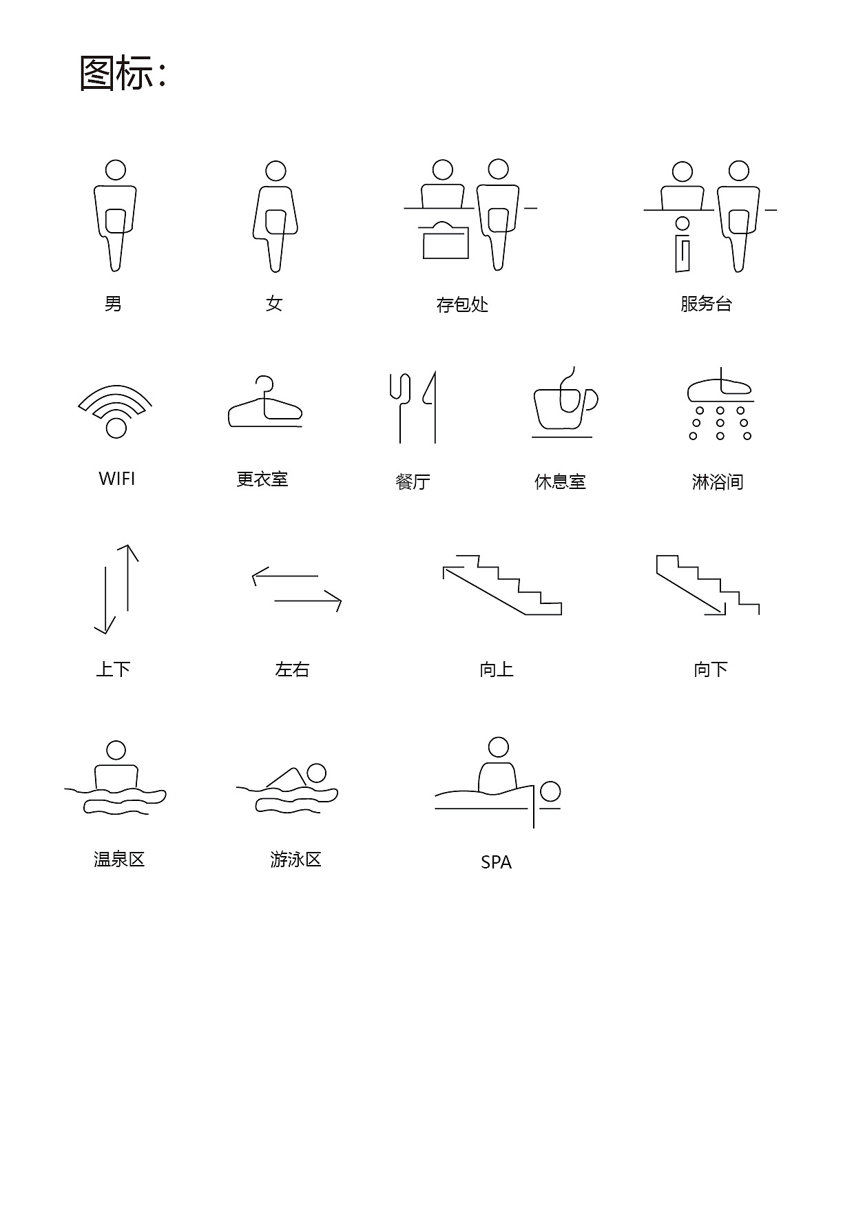 温泉导视系统（图ZMjMxNDQ0MzE2） - 商业空间设计 - 站酷设计师小葵呱原创素材 - 站酷ZCOOL