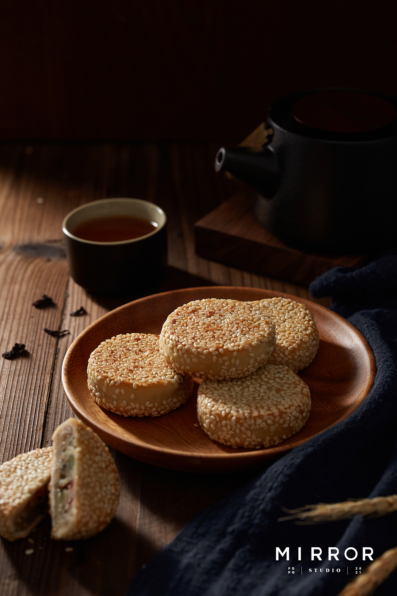 芝麻饼 ✖ MIRROR 丨美食、点心摄影
