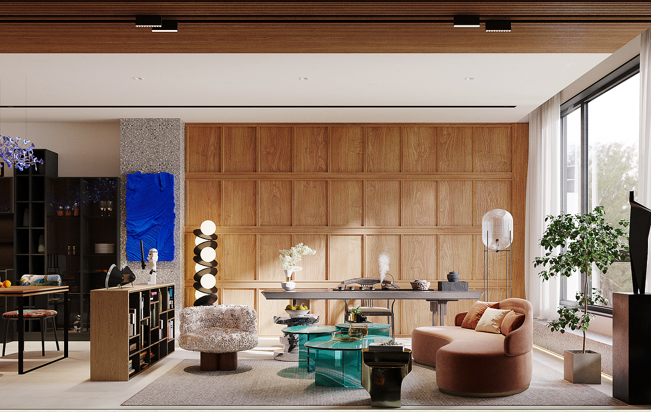 别墅私宅 设计+渲染作品