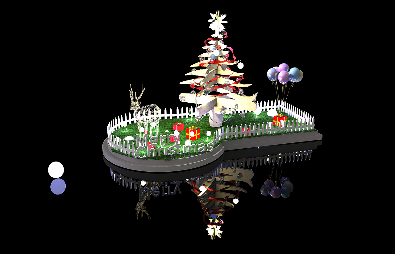 圣诞美陈（图ZMTkyNjkyODIw） - 展陈设计 - 站酷设计师毛线团子丫原创素材 - 站酷ZCOOL