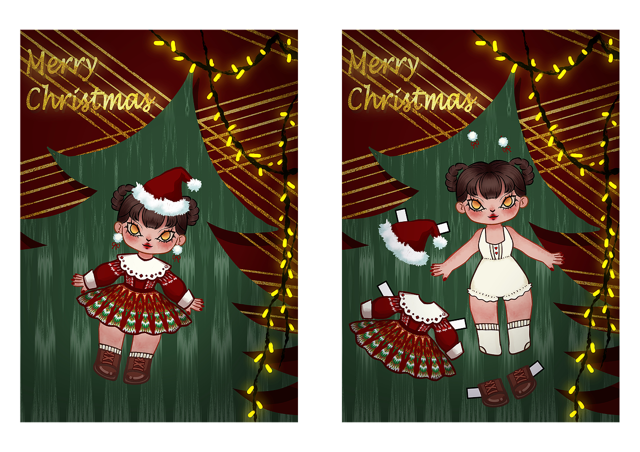 【艾德莱斯X圣诞节】圣诞节艾德莱斯纹样设计（图ZMjgyNTYzNzcy） - 图案 - 站酷设计师Ceeeeeeeee原创素材 - 站酷ZCOOL