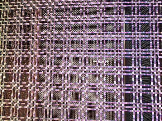 格子款式彩色不锈钢金属网装饰