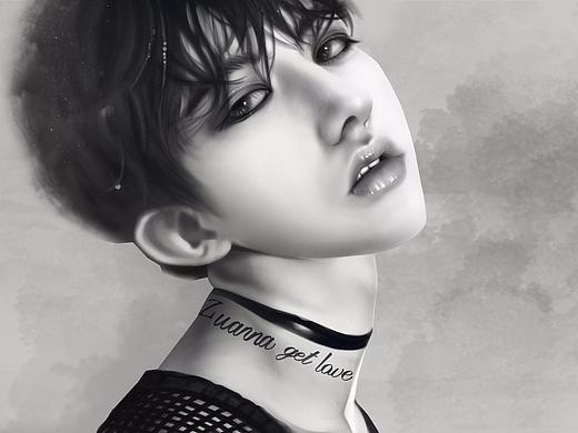 蔡徐坤（个人主页-ZMjgwMzc2Mjg=） - 创作习作 - 站酷设计师尼克鱼鱼原创素材 - 站酷ZCOOL