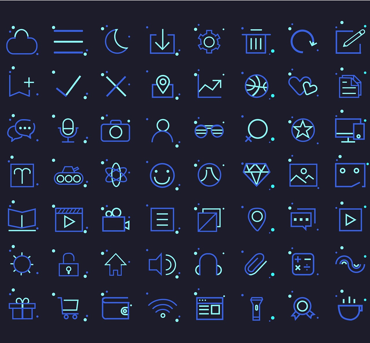 线性简约图标|ui|图标|雯心 - 原创作品 - 站酷 (zcool)