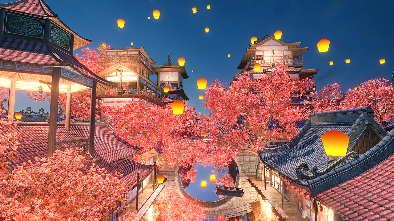 概念设计｜枫桥天街（图ZMTg0MzY5NDI0） - 场景 - 站酷设计师惊笛原创素材 - 站酷ZCOOL