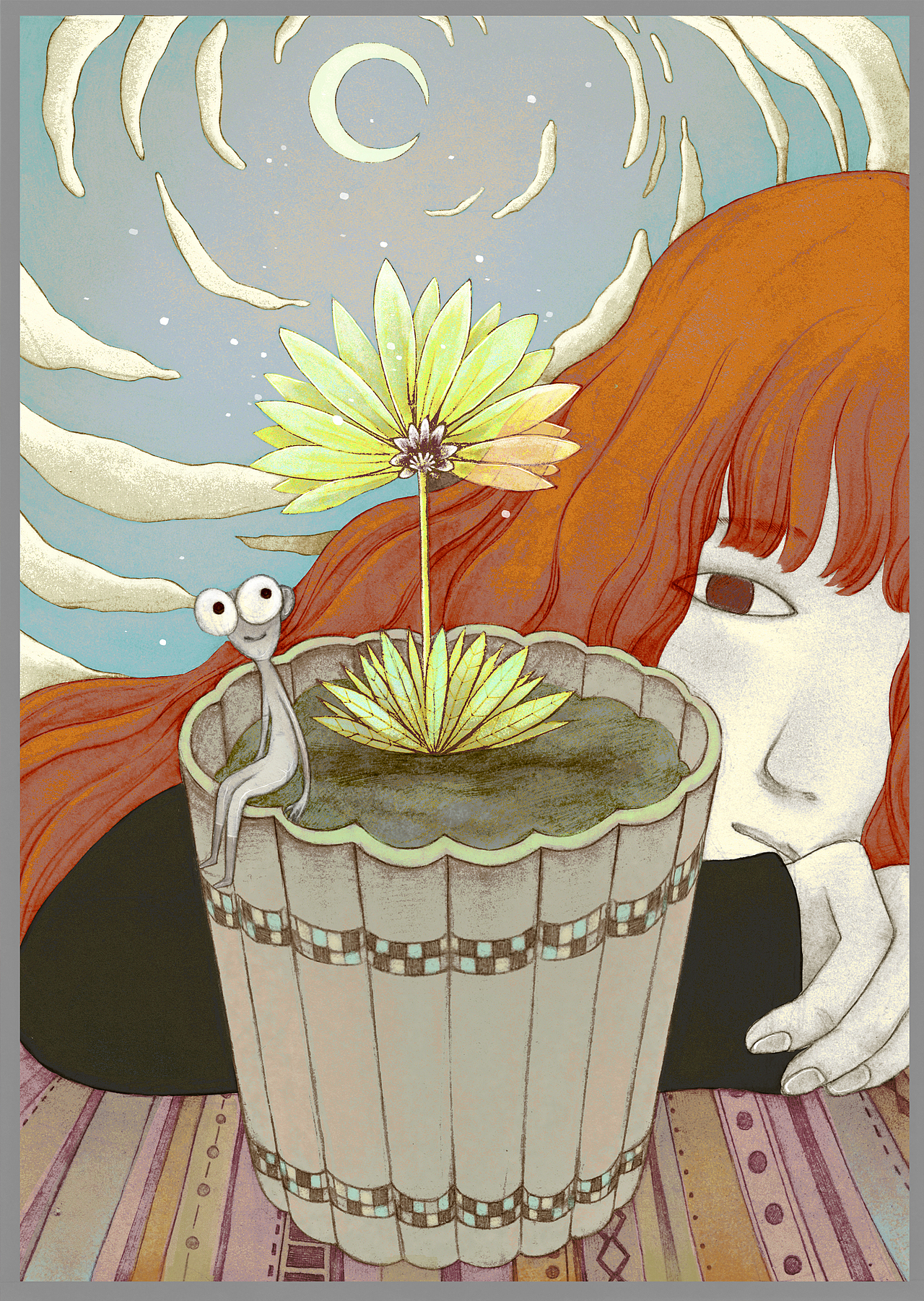 插图-儿童文学《汤素兰-小精灵》|插画|儿童插画|董董路路_原创作品