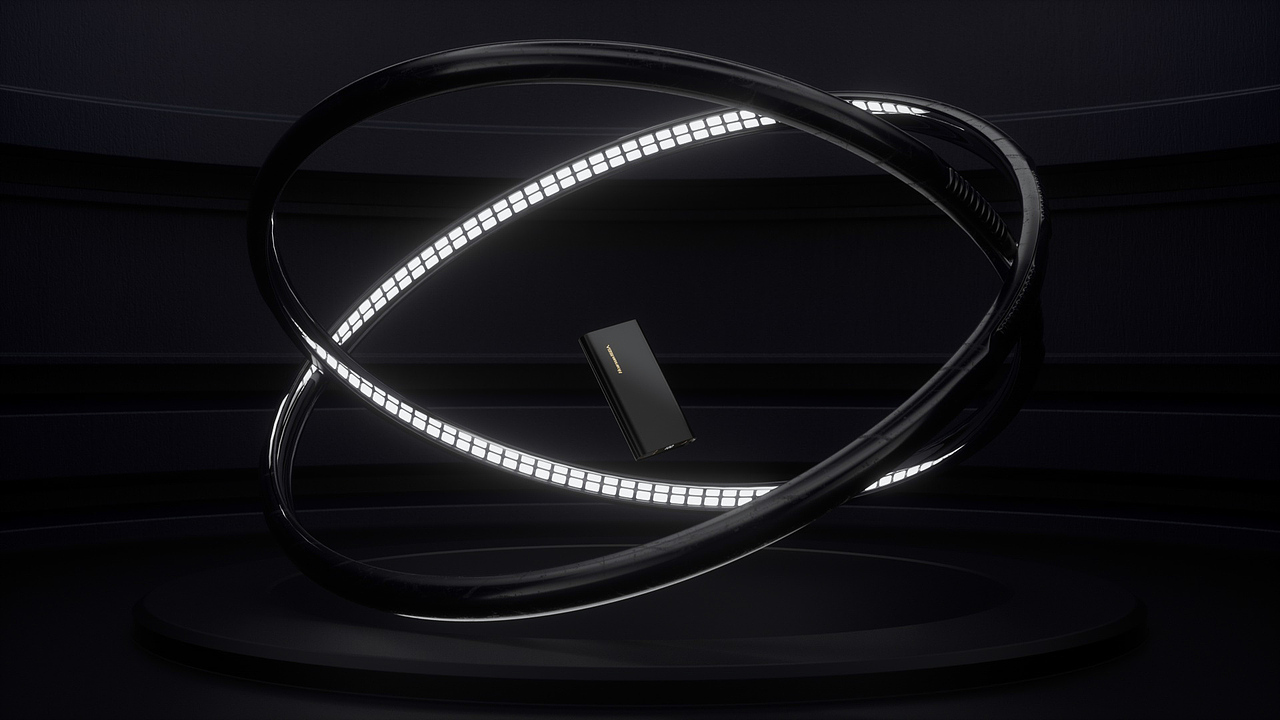 黑色充电宝电商产品动画---2021.12月